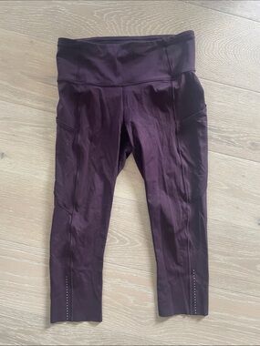 lululemon athletica fast and free crop 2